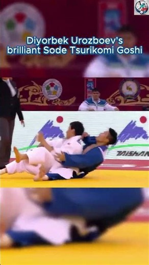 Diyorbek Urozboev's Sode Tsurikomi Goshi: Highlight A Throw to Remember! ⚡ #judo