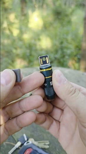 Bright Keychain Flashlight that's Rechargeable and Magnetic #edc #Flashlight #Keychain #olight