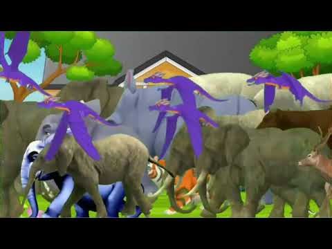 Animal Stampede crossover animal race crazy cartoon 3d