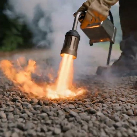 🔥 Propane Weed Burner – Instant Garden Transformation#weedremoval #propane #weedtorch