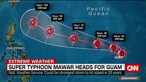 Super Typhoon Mawar threatens Guam