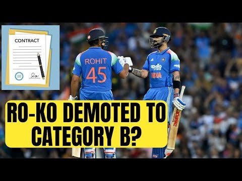 Which category will Rohit Sharma and Virat Kohli go into in new BCCI central contracts system?