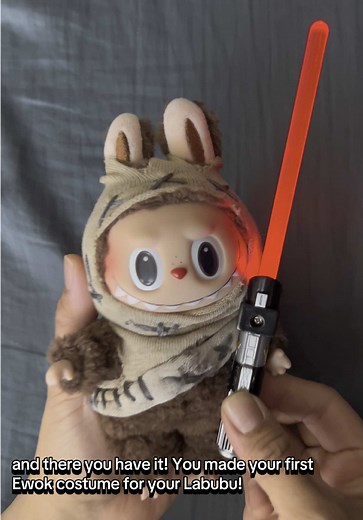 DIY Ewok Costume Tutorial for Labubu Fans