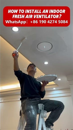 How do you install an indoor fresh air ventilation unit? #freshairsystem #freshairventilator #home