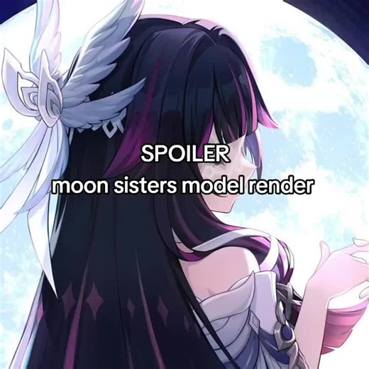 Moon Sisters Model Render in Genshin Impact