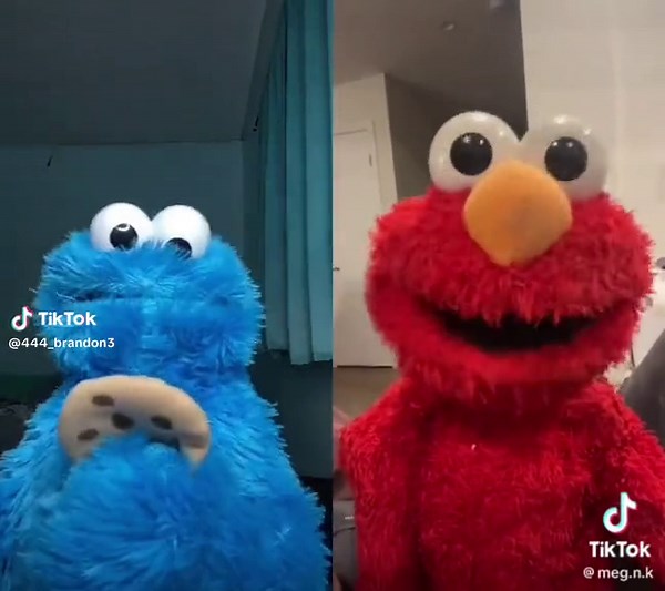 AHHH ELMO AND COOKIE MONSTER DUOOOO THANKS FOR THE DUET @Meg #blowthisup #fyppppppppppppppppppppppp #abcxyz #relatable