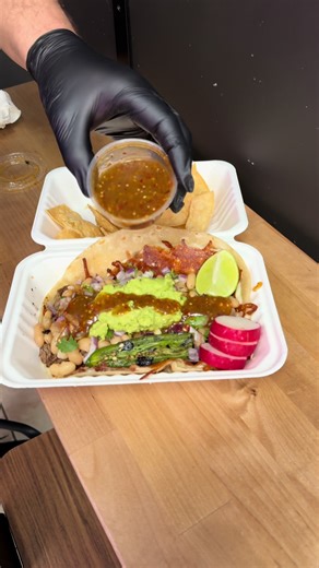 Loading up our giant Perro taco with all the salsa… now we just need a napkin! 😎🔥 That’s how we roll at Perro Tacos. 📍 CERRITOS 12731 Towne Center Dr STE H Cerritos, CA 90703 ⏰ 11am–9pm Open 7 days a week 📌WE’RE LOCATED RIGHT BEHIND IHOP 📍CUDAHY 4630 Santa Ana St Cudahy Fri-Sun⏰5pm-9:30pm 📍INGLEWOOD 905 S Prairie Ave Inglewood, CA 90301 ⏰11am-9pm 7 days a week
