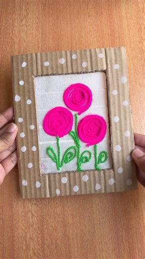 ഒരു തട്ടിക്കൂട്ട് punch needle 😁|DIY wall decor/desk decor|#youtubeshorts#shorts#shortsfeed#diy#yt