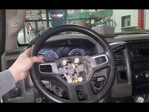 How to replace the Dodge RAM 1500 steering wheel airbag