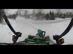 Episode 5 - John Deere SB-1154 SNowblower with 5-6" snowfall.