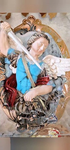 ETAPAS DEL PINTADO DE SAN MIGUEL ARCÁNGEL