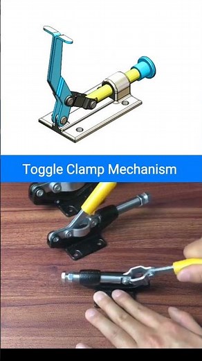 How Toggle Clamp Works? | Toggle Clamp Mechanism Animation