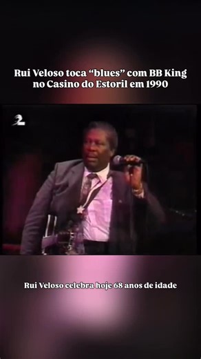 Portugal Antigamente on Instagram: "No aniversário do “Pai do Rock”, Rui Veloso, deixo aqui um vídeo do mesmo ao lado de BB King no Casino do Estoril em 1990 onde juntos fazem um dos melhores momentos musicais disponíveis nos arquivos digitais portugueses. @ruivelosoficial celebra hoje 68 anos de idade. Parabéns   [Youtube] #portugalantigamente #portugal #historia"