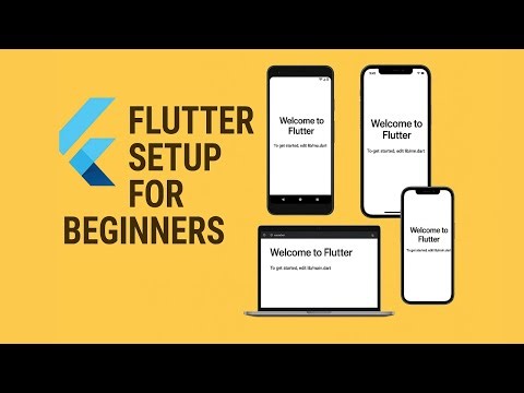 Flutter Setup for Beginners: Install the SDK & Create an App Using Flutter in VS Code.