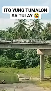 TUMALON SA TULAY ACTUAL VIDEO 😱🥶 HINDI KONA KINUNAN NG VIDEO YUNG PAGKA HULOG KASI NAKAKATAKOT 👍😧 | Choy Temlor