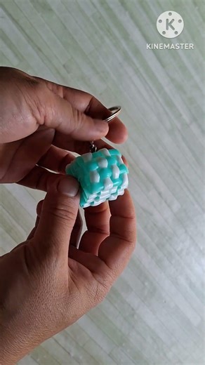 plastic wire key chain #plastic #basketmaking #wireworks #diy #handmade