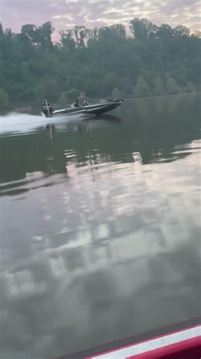 Bass Boats Racing to the fishing spots!! #fishing #reels #viral #love #youtubeshorts