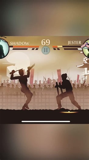 Shadow vs Jester | Shadow Fight 2 Boss Fight | Epic Battle #trendingshorts #shortsfeed