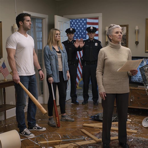 My son shattered my grandmother’s lamp with a baseball bat, then turned to my TV and smashed that too. Glass, wood, memories—flying everywhere. His wife stood beside him with her own bat, mascara smeared, breathing hard like this was just another workout. And all because they wanted me to sell “our family home” to pay off her $150,000 boutique debt. Five years. That’s how long my son, Desmond, had been gone before that morning. No birthday calls. No Christmas visits. My cards came back “RETURN T