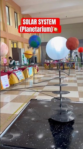 Working Model Of Solar System 🌎 #solarsystem #science #schoollife #creative