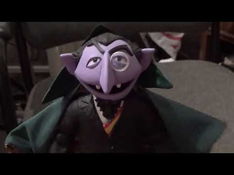 NECA Ultimates Sesame Street Count von Count Unboxing and Showcase