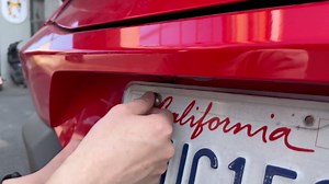 Led License Plate Frame - Rear License Plate LED Frame ABS Cover, Universal Fit License Plate Frame Protector, Waterproof Decoration Accent Lights Accessories DC12V (Red)