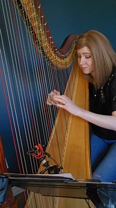 1.7M views · 87K reactions | ok, here's a song using the lowest string ‍♀️ it happens also to be one of my favs to play!! #harp | Kristan Toczko | Facebook