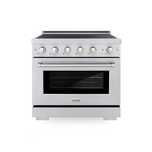 Reviews for ZLINE Kitchen and Bath 36 in. 5.2 cu. ft. Paramount Induction Range with 5 Element Cooktop and Electric Convection Oven in Stainless Steel | Pg 1 - The Home Depot