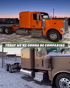 Comparing the 2 Trucks‼️ #trucks #trucker #peterbilt #scania #trending #viralvideo | Bruce Wilson
