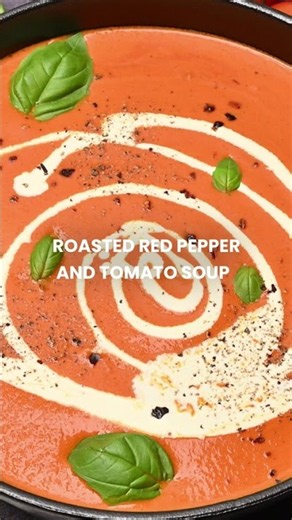 Roasted Red Pepper and Tomato Soup