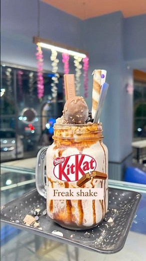 Ultimate Freak Shake 😍 | Chocolate Loaded Madness #kitkatshake #milkshake