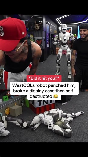 Maybe robots won’t be taking over for a while 😂 #westcol #robot #fail #technology