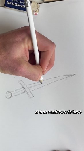 How to Draw a Sword in 2.5 Minutes