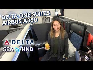 Delta One Suites Business Class ✈️ Seattle to Tokyo Airbus A350-900 | Seattle Delta One Lounge