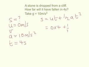 Equations of Motion Examples