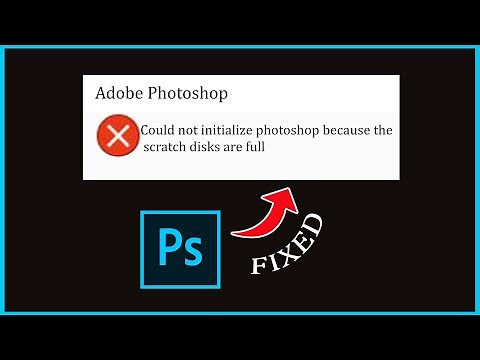 HOW TO FIX SCRATCH DISK FULL IN PHOTOSHOP