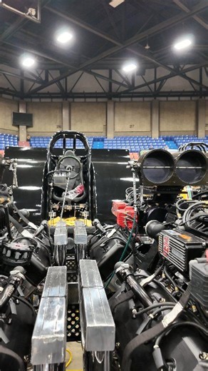 "Simon Sez" is ready to defend its title at the Championship Tractor Pull! Does he have what it takes to win it for the 3rd year? #NationalFarmMachineryShow #tractorpulling #freedomhall | Beer Money Pulling Team