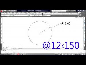 HOW TO DIVIDE A CIRCLE INTO THREE EQUAL PARTS USING AUTOCAD