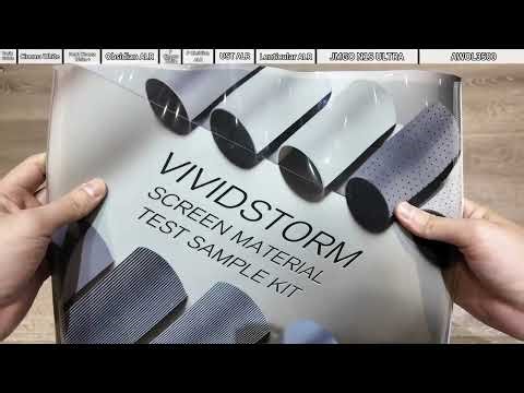 How to test #VIVIDSTROM #ProjectorScreen Samples