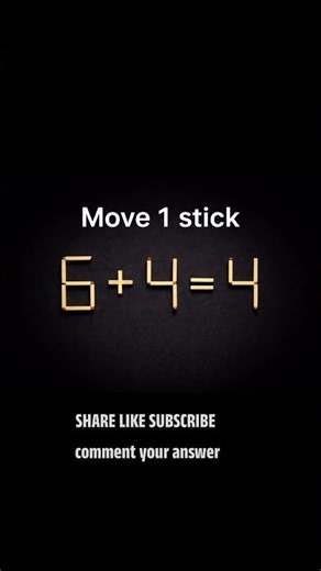 One Stick = Big Brain Test! 🧠