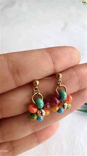 DIY Cute Colorful Earrings 🥰🥰 | Wedding Decoration Ideas