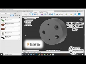 Making Holes with Fusion 360