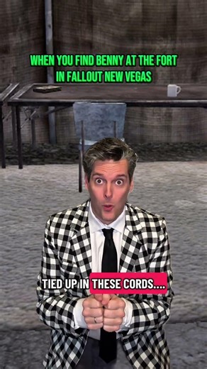 Fallout New Vegas Benny Lore #fallout #falloutnewvegas #cosplay #memes