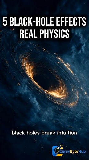 5 Black-Hole Effects That Seem Impossible — Real Physics Explained 🕳️🧠