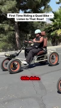 Dive into the thrilling world of adventure as a first-time quad bike rider takes the plunge! Feel the rush of adrenaline with every twist and turn, as this exciting journey showcases the perfect blend of comfort and speed. With safety features like a trusty safety belt and adjustable armrests, it's all about enjoying the ride while soaking up the sights and sounds of nature. Whether you're a seasoned rider or contemplating your first experience, this video captures the exhilarating vibe of quad 