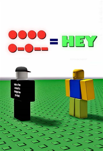 roblox players are using morse code 😭🥀 @KreekCraft #roblox #agecheck | Roblox