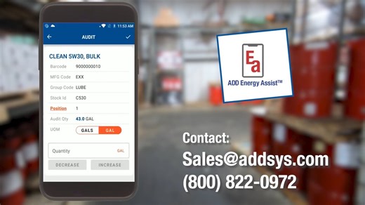 ADD Energy Assist: ADD Systems’ Mobile Warehouse Management Tool