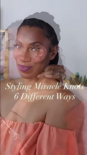 6 ways to style my miracle knots,loose deep wave crochet human hair from ‪@LockBraids‬