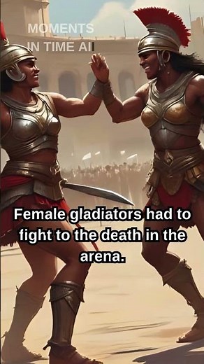 “Did You Know? Female Gladiators Fought to the Death in Ancient Rome!”