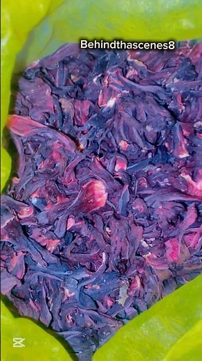 How to Make Fresh Hibiscus Juice with Only 3 Ingredients #shorts